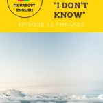 Figure Out English 25 Other ways to say 'I don't know'