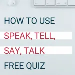 Quiz: Verbs of Speaking | Smart English Learning