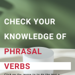 Phrasal Verbs Quiz - Making Arrangements