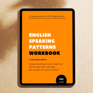 English Speaking Patterns Workbook - Mock Up 2 English Speaking Patterns Workbook - Mock Up