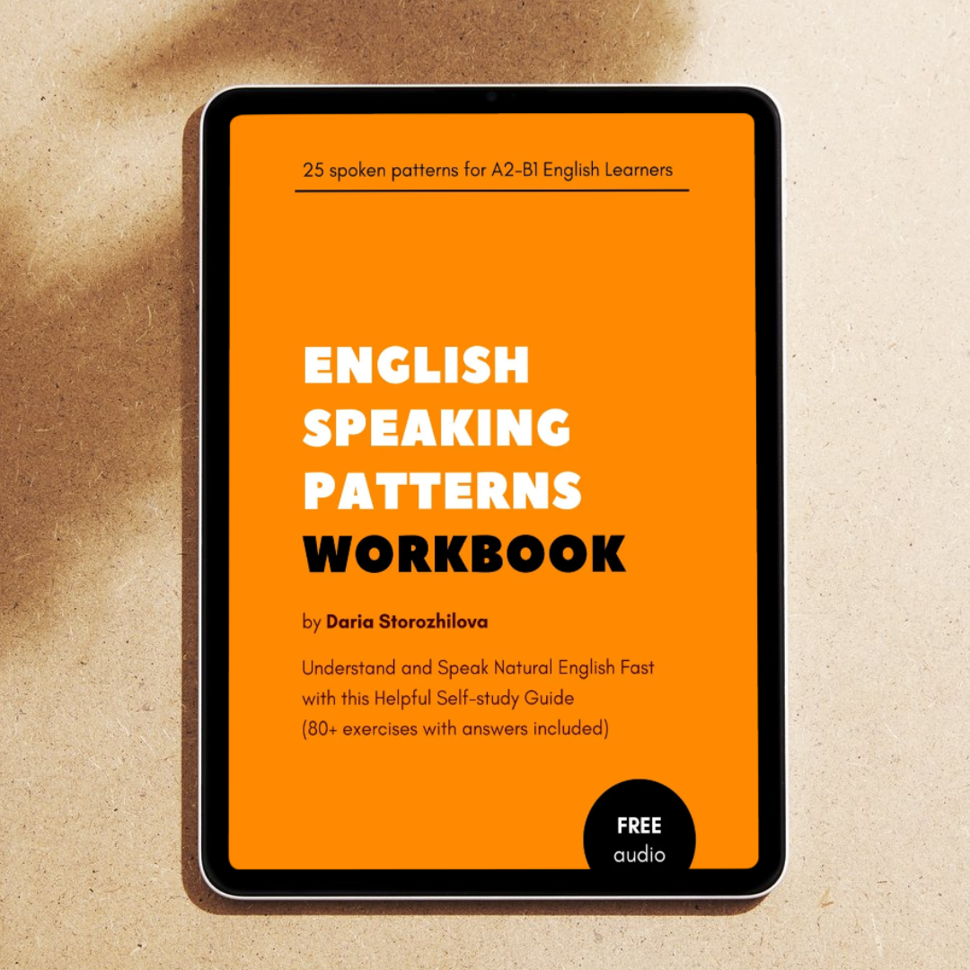 English Speaking Patterns Workbook - Mock Up
